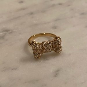 Kate Spade Bow Ring size 6